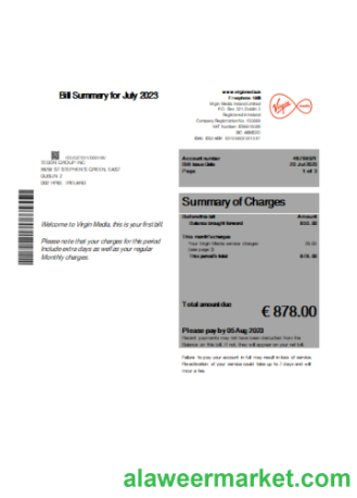 Virgin Media business bill,  SCR